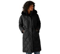 Regatta Women's Freyla Hooded Water-Repellent Insulating Padded Jacket in Jet Black | Size: 18 Regatta Jet Black 18