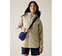 Regatta Women's Frina Panelled Hooded Walking Waterproof Jacket in Cream | Size: 12 Regatta Cream 12