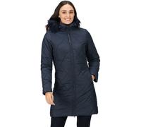 Regatta Womens Fritha II Long Length Padded Coat - Navy - Size 8 UK