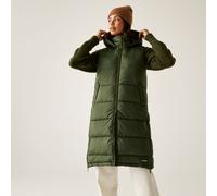 Regatta Women's Ganella Quilted Longline Gilet Green, Size: 8