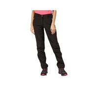 Regatta Geo Shell II Warm Backed Woven Softshell Xtp Strech Fabric Breathable Waterproof Windproof Trousers - Black, 18
