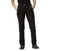 Regatta Women's Geo II Softshell Walking Trousers - Perfect for Outdoors, Walking, Hiking & Camping Black