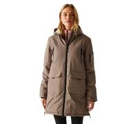 Regatta Gwynn Womens Waterproof Jacket Brown Hooded Outdoor Lightweight Coat