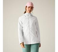 Regatta Women's Hamara IV Hooded Waterproof Jacket in Soft White | Size: 10 Regatta Soft White 10