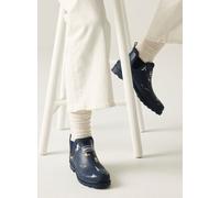 REGATTA Womens Harper Dog Print Wellies Navy 4