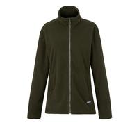 Regatta Womens Heidy Full Zip Fleece - Dark Khaki - 24 UK - Dark Khaki - 100% Recycled Polyester
