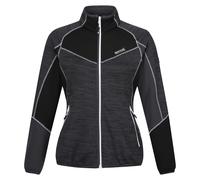 Regatta Womens Hepley II Full Zip Fleece Jacket - Seal Grey/Black - 18 UK - Seal Grey/Black - 96% Recycled Polyester/4% Elastane