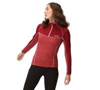 Regatta Womens Hepley Lightweight Half Zip Fleece: Mineral Red/Rumba R