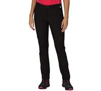 Regatta Womens Highton Isoflex Durable Water Repellent Finish Uv Protection Trousers - Black, 8