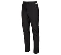 Regatta Womens Highton Isoflex Durable Water Repellent Finish Uv Protection Trousers - Black, 16