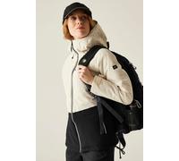 Regatta Women's Highton Stretch Hooded Breathable Waterproof Insulated Jacket in Beige | Size: 14 Regatta Beige 14