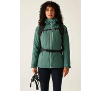 Regatta Women's Highton Stretch Hooded Breathable Waterproof Insulated Jacket in Green | Size: 18 Regatta Green 18