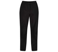 Regatta Womens Highton Stretch Waterproof Overtrousers Lightweight Breathable Rain Protection Black