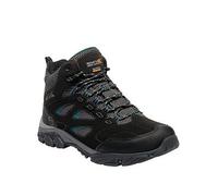 Regatta Womens Holcombe Iep Mid Walking Boot - Black, Black/Blue, Size 6, Women Black/Blue