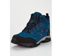 Regatta Womens Holcombe Iep Mid Walking Boot - Blue/red, Blue/Grey/Pink, Size 5, Women Blue/Grey/Pink