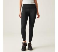 Regatta Women's Holeen Compression Pro Stretch Leggings in Jet Black | Size: 12 Regatta Jet Black 12