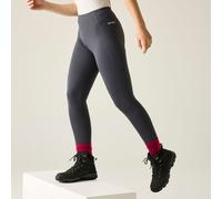 Regatta Women's Holeen Pro Compression Leggings Grey, Size: 14 R