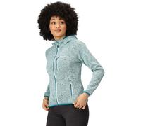 Regatta Womens Hood Newhill Full Zip Hooded Fleece Jacket - Blue - Size 12 UK