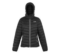 Regatta Women's Water-repellent Hillpack II Hooded Jacket Black Seal Grey, Size: 10