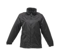 Regatta Womens Hudson Waterproof Fleece-Lined Jacket Black