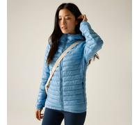 Regatta Women's Hurden Hooded Lightweight Quilted Jacket in Pale Blue | Size: 14 Regatta Pale Blue 14
