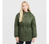 Regatta Women's Ivey Quilt Jacket - Water-Repellent, Insulating, Baffled - Khaki Size 14