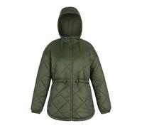 Regatta Womens Ivey Quilted Jacket - Dark Khaki - 14 UK - Dark Khaki - 100% Mixed