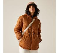 Regatta Ivey Water-Repellent Insulating Baffled Jacket In Orange Orange 14