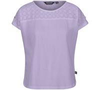 Regatta Womens Jaida Coolweave Broderie Anglais T Shirt - Purple - Size 14 UK
