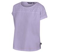 Regatta Womens Jaida Coolweave T-Shirt in Lilac Cotton - Size 16 UK