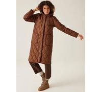 Regatta Womens Jaycee II Baffled/Quilted Jacket-BROWN, Brown, Size 20, Women Brown