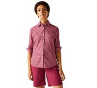 Regatta Womens Kinnis 3/4 Sleeve Shirt - Sample: Lilas Floral Print: 1