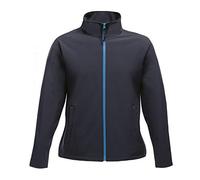 Regatta Womens/Ladies Ablaze Printable Softshell Jacket (14 UK) (Navy Blue/French Blue)
