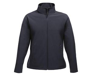Regatta Womens/Ladies Ablaze Printable Softshell Jacket (16 UK) (Navy/Navy)
