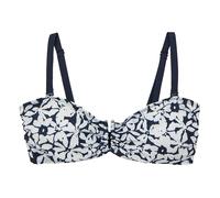 Regatta Womens/Ladies Aceana III Floral Bikini Top - Navy/White - 16 UK - Navy/White - 85% Recycled Polyester/15% Elastane