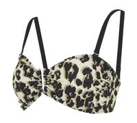 Regatta Womens/Ladies Aceana III Leopard Print Bikini Top - Natural - 10 UK - Natural