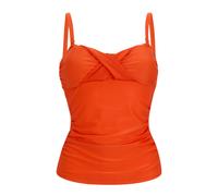 Regatta Womens/Ladies Aceana III Plain Tankini Top (Tangerine Tango) - Orange - Size 14 UK