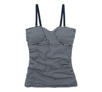 Regatta Womens/Ladies Aceana III Seeksucker Tankini Top - Navy/White - 20 UK - Navy/White