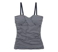 Regatta Womens/Ladies Aceana III Seeksucker Tankini Top (Navy/White) - Size 20 UK