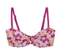 Regatta Womens/Ladies Aceana III Summer Floral Bikini Top (10 UK) (Pink/Blue/Orange)