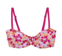 Regatta Womens/Ladies Aceana III Summer Floral Bikini Top - Pink/Blue/Orange - 14 UK - Pink/Blue/Orange