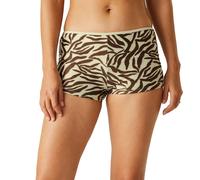 Regatta Womens/Ladies Aceana Zebra Print Bikini Shorts - Grey/Black - 16 UK - Grey/Black