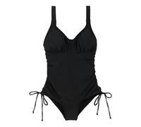 Regatta Womens/Ladies Alinae Plain One Piece Swimsuit - Black - 8 UK - Black - 85% Polyester/15% Elastane