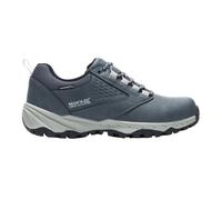 Regatta Womens/Ladies Amble Synthetic Leather Waterproof Walking Shoes (Storm Grey/Powder Lilac) - Navy/Blue - Size UK 4