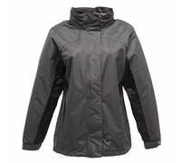 Regatta Womens/Ladies Ashford Jacket (Waterproof, Windproof And Breathable) (14) (Seal Grey/Black)