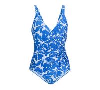 Regatta Womens/Ladies Baylenne Fleur Bloom One Piece Swimsuit (Blue) - Size 10 UK