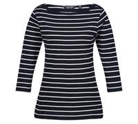 (8 UK, Navy/White) Regatta Womens/Ladies Bayletta 3/4 Sleeve Top