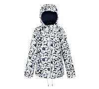 Regatta Womens/Ladies Bayletta II Floral Waterproof Jacket - Navy/White - 12 UK - Navy/White - 100% Polyester