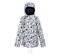 Regatta Womens/Ladies Bayletta II Floral Waterproof Jacket - Navy/White - Navy/White - 8 UK