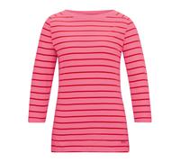 Regatta Womens/Ladies Baylette II Striped T-Shirt (Pink Lemonade/High Risk Red) - Coral - Size 24 UK